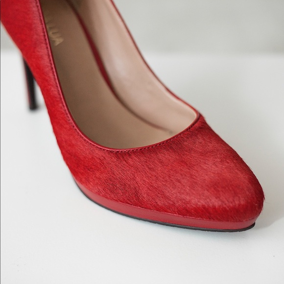 Brazilian leather and pony hair heels - Picture 3 of 3